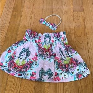 SO9 skirt and bow set!